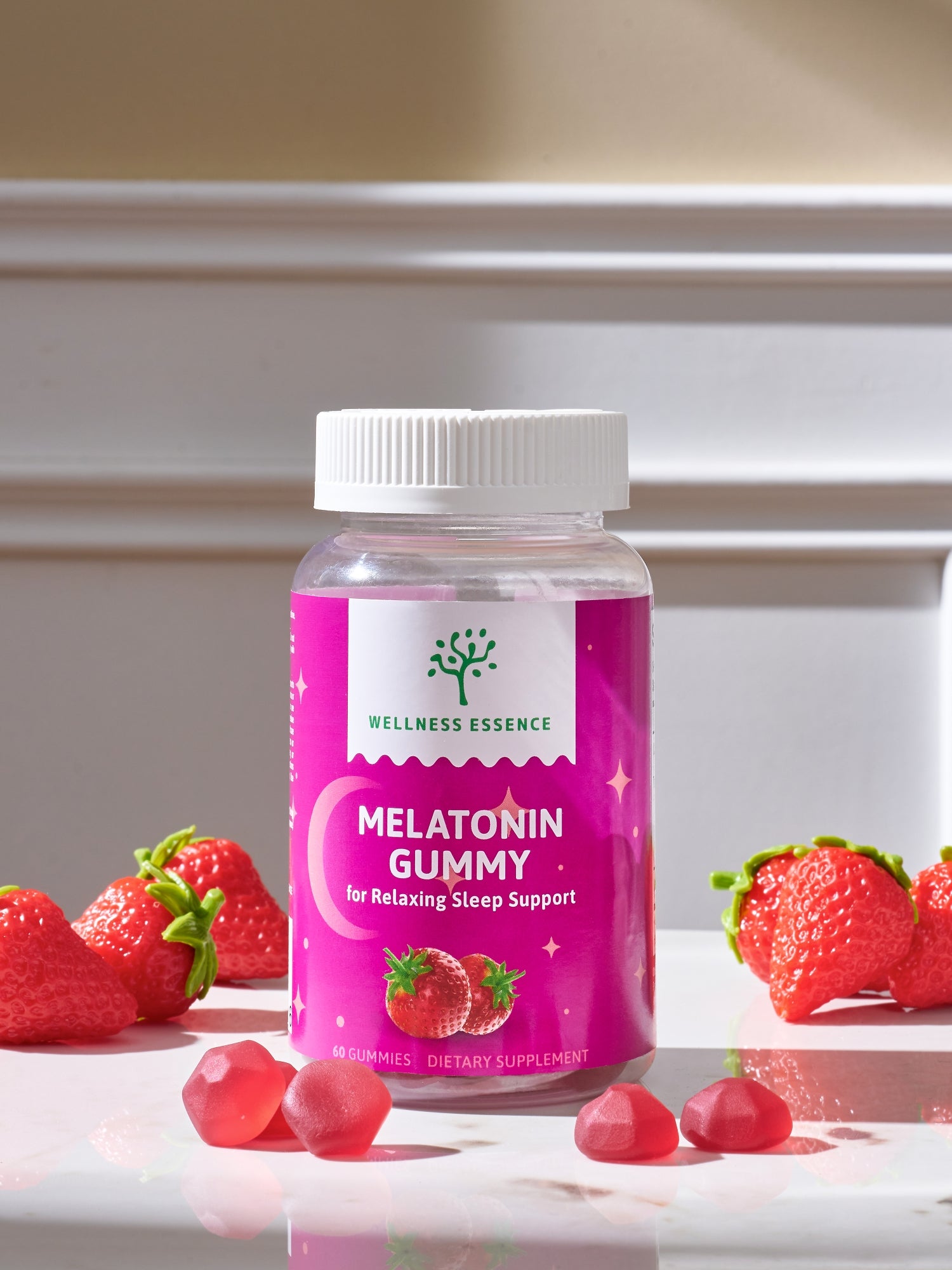 Wellness Essence Melatonin Gummy 5 mg for relaxing sleep support