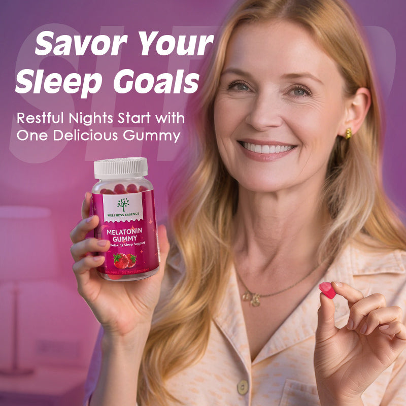 Wellness Essence Melatonin Gummy 5 mg for Relaxing Sleep Support