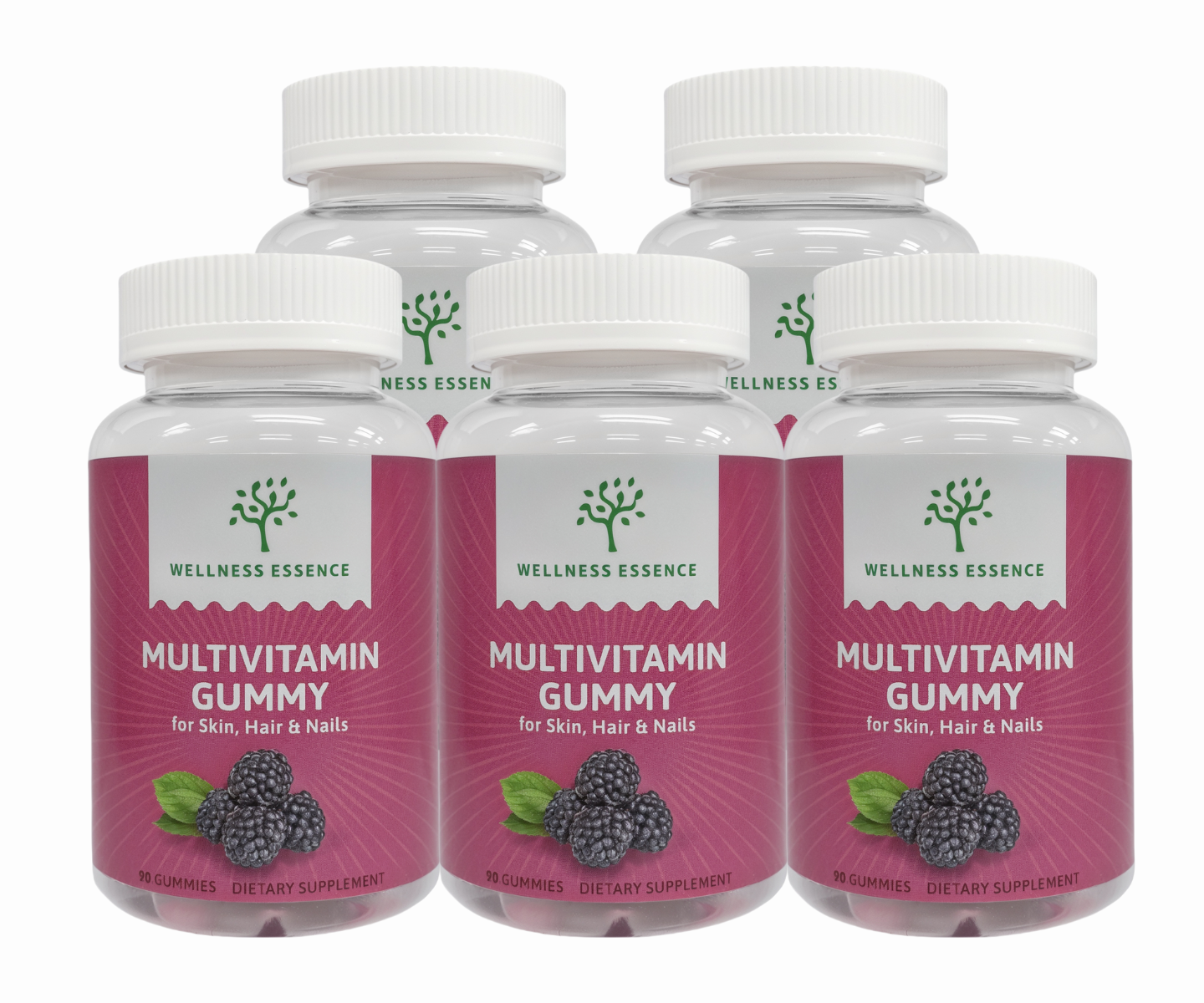 Wellness Essence Multivitamin Biotin Gummy For Skin, Hair &Nails
