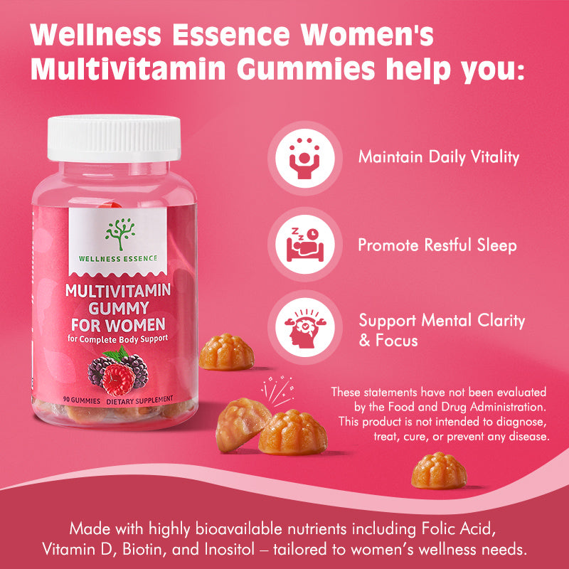 Wellness Essence Sugar-Free Multivitamin Gummy For Women